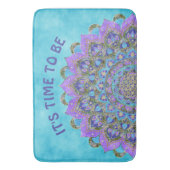 Tapis De Bain Fleur De Vie - Mandala India Style 2 (devant Vertical)