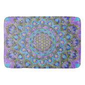 Tapis De Bain Fleur De Vie - Mandala India Style 2 (Devant)