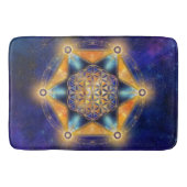 Tapis De Bain Fleur de vie Merkaba Star - Géométrie sacrée (Devant)