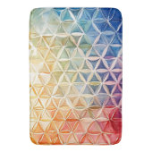 Tapis De Bain Fleur de vie - Peinture aquarelle (devant Vertical)