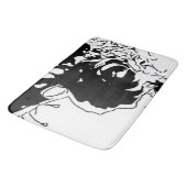 Tapis De Bain Fleur Doodle (Angle)