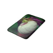 Tapis De Bain Fleur d'orchidée blanche Lady Grosse (Angle)