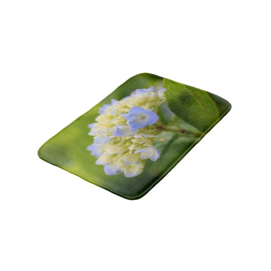 Tapis De Bain Fleur Dreamy Blue Hydrangea (Angle)