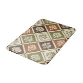 Tapis De Bain Fleur géométrique (Angle)