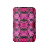 Tapis De Bain Fleur Hibiscus rose Multiplié Abstrait (Devant (Vertical))