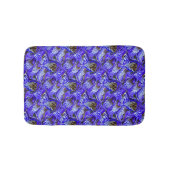 Tapis De Bain Fleur Iris Violet / Esthétique / Carrelé / (Devant)