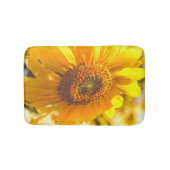 Tapis De Bain Fleur jaune de tournesol (Devant)