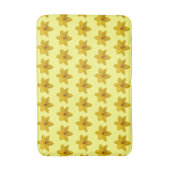 Tapis De Bain Fleur jonquille jaune Motif sans couture sur (Devant (Vertical))