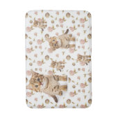 Tapis De Bain Fleur Kitten Salle de bain Mat (Devant (Vertical))