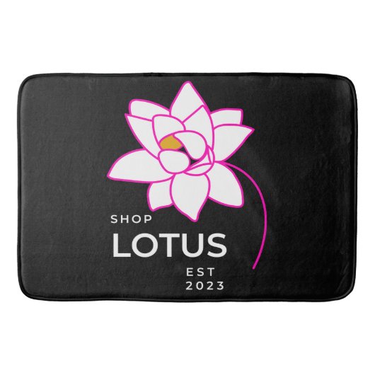 Tapis De Bain Fleur LOTUS (Devant)