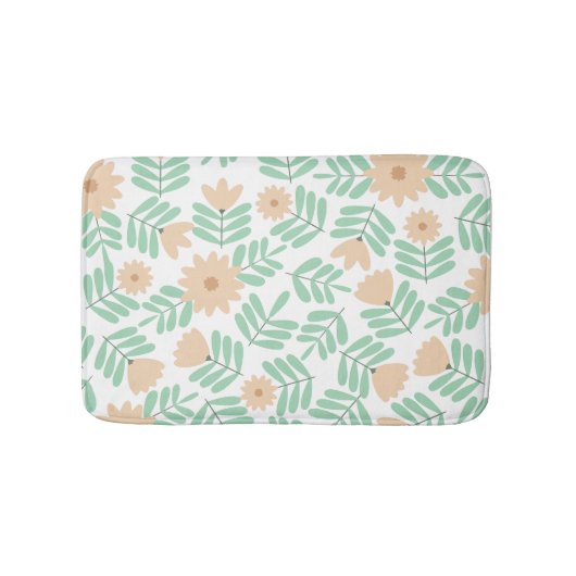 Tapis De Bain Fleur minimale (Devant)