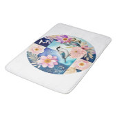 Tapis De Bain Fleur & Oiseau  (Angle)