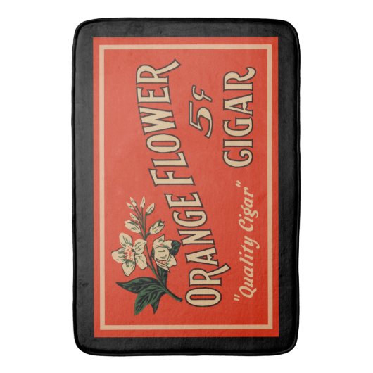 Tapis De Bain Fleur orange (devant Vertical)