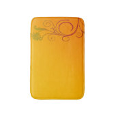 Tapis De Bain Fleur orange (Devant (Vertical))