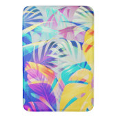 Tapis De Bain Fleur pastel abstrait moderne (devant Vertical)