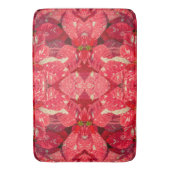 Tapis De Bain Fleur plante rouge Poinsettia (devant Vertical)