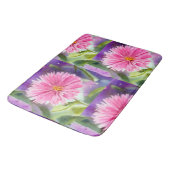 Tapis De Bain Fleur pourpre (Angle)