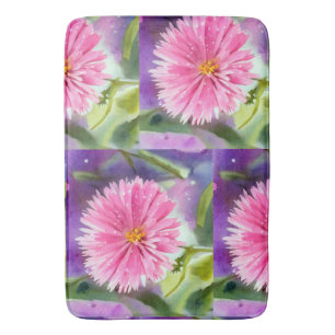 Tapis De Bain Fleur pourpre
