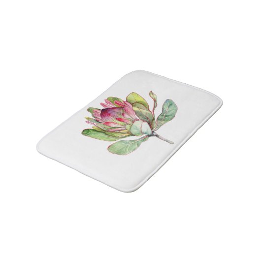 Tapis De Bain Fleur Protea (Angle)