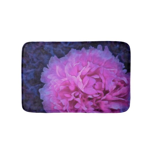 Tapis De Bain Fleur rose Lush (Devant)