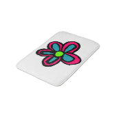 Tapis De Bain Fleur rose mignonne (Angle)