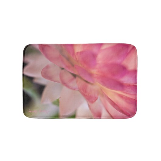 Tapis De Bain Fleur rose pâle (Devant)