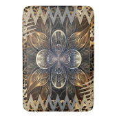 Tapis De Bain Fleur sauvage d'Afrique Abstraite (devant Vertical)