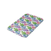 Tapis De Bain Fleur sauvage d'aquarelle Cactus Motif (Angle)