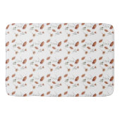 Tapis De Bain Fleur sauvage d'automne rustique (Devant)