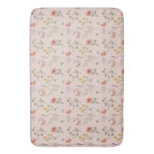 Tapis De Bain Fleur sauvage rose pâle (devant Vertical)