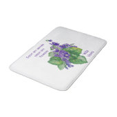 Tapis De Bain Fleur Violet Sauvage Certains Voient Les mauvaises (Angle)