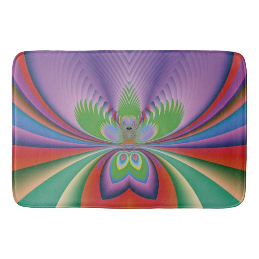 Tapis De Bain Fleur Violette (Devant)