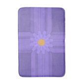 Tapis De Bain Fleur violette simple sur Cross Modern (Devant (Vertical))