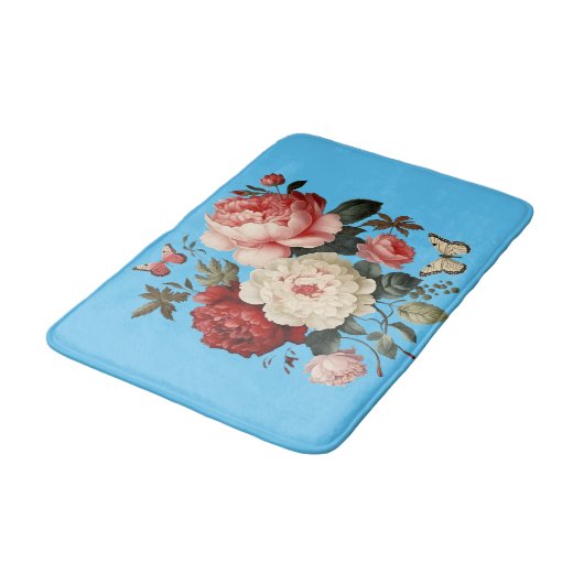 Tapis De Bain fleuri (Angle)