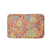 Tapis de bain fleuri coloré (Devant)
