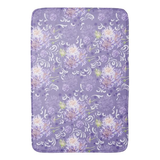 Tapis De Bain fleurs (devant Vertical)