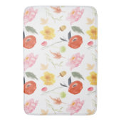 Tapis De Bain Fleurs à l'aquarelle (devant Vertical)