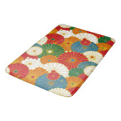 Tapis De Bain Fleurs Abstraites (Angle)