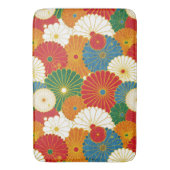 Tapis De Bain Fleurs Abstraites (devant Vertical)