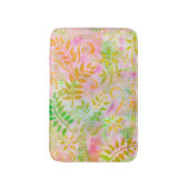 Tapis De Bain Fleurs Abstraites et bain Feuille (Devant (Vertical))