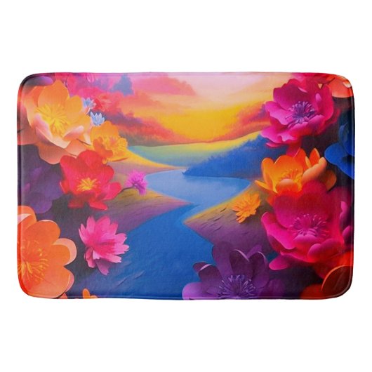 Tapis De Bain Fleurs Ai (Devant)