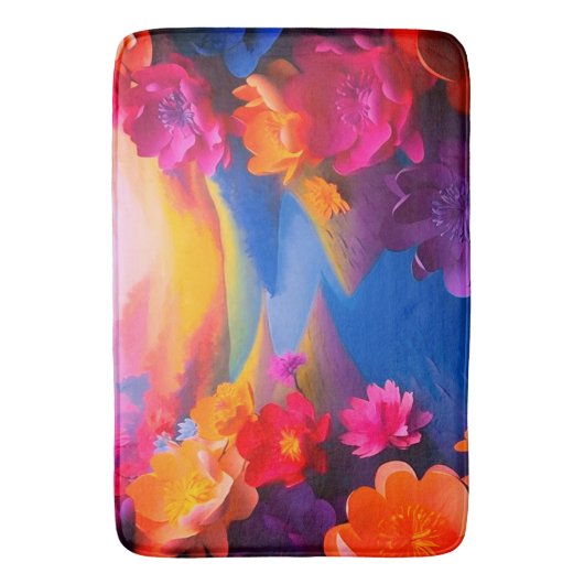 Tapis De Bain Fleurs Ai (devant Vertical)
