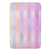 Tapis De Bain Fleurs arc-en-ciel Abstraites en aquarelle (devant Vertical)