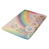 Tapis De Bain Fleurs Au Bout De L'Arc En Ciel (Angle)