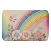 Tapis De Bain Fleurs Au Bout De L'Arc En Ciel (Devant)