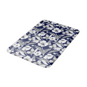 Tapis De Bain Fleurs blanches (Angle)