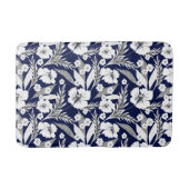 Tapis De Bain Fleurs blanches (Devant)