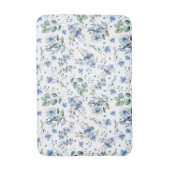 Tapis De Bain Fleurs bleues (Devant (Vertical))