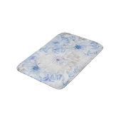 Tapis De Bain Fleurs Bleues Rustiques (Angle)