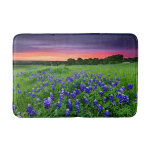 Tapis De Bain Fleurs   Bluebonnets à Sunset Texas